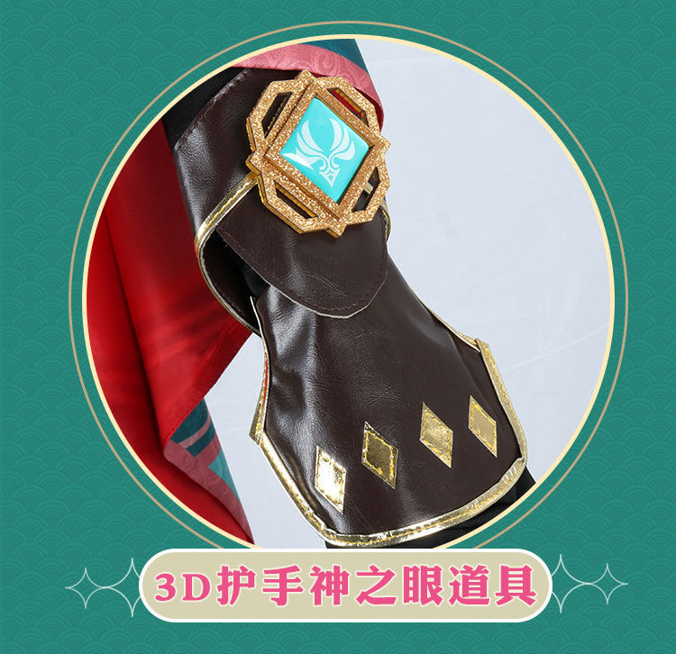 Xiao Cosplay Costume Cosplay Anime Xiao Full Set Xiao Wig Mask Tattoo Sticker for Halloween Outfits