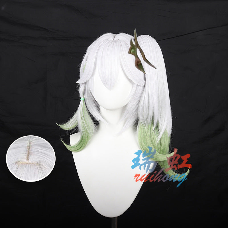 Nahida Cosplay Costume Lesser Lord Kusanali Full Set Dress Ears Wig Nahida outfits for Comic Con