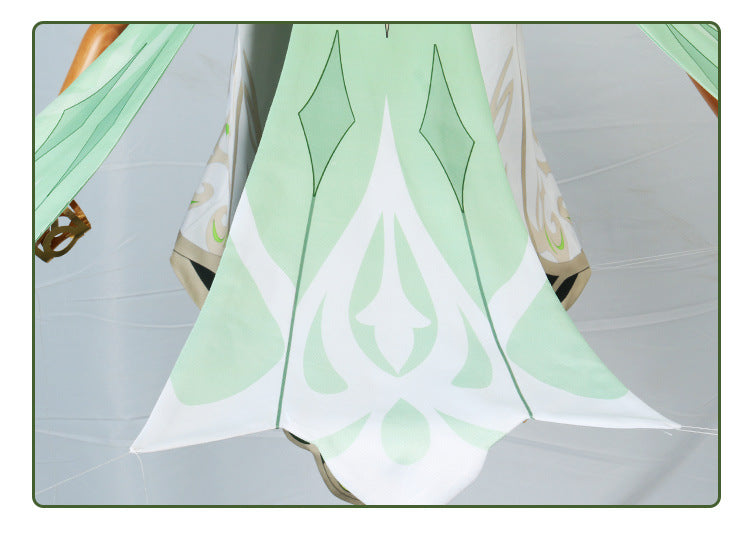 Nahida Cosplay Costume Lesser Lord Kusanali Full Set Dress Ears Wig Nahida outfits for Comic Con