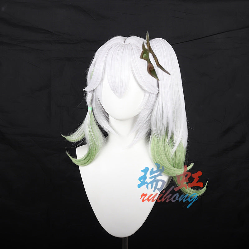 Nahida Cosplay Costume Lesser Lord Kusanali Full Set Dress Ears Wig Nahida outfits for Comic Con