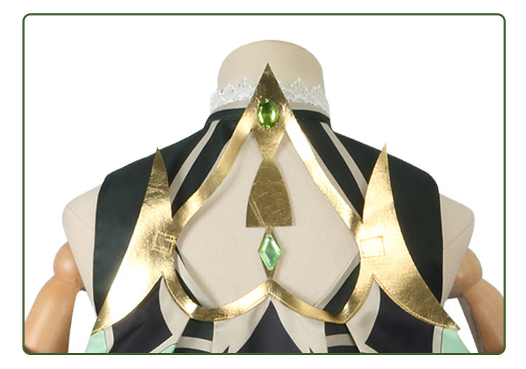 Nahida Cosplay Costume Lesser Lord Kusanali Full Set Dress Ears Wig Nahida outfits for Comic Con