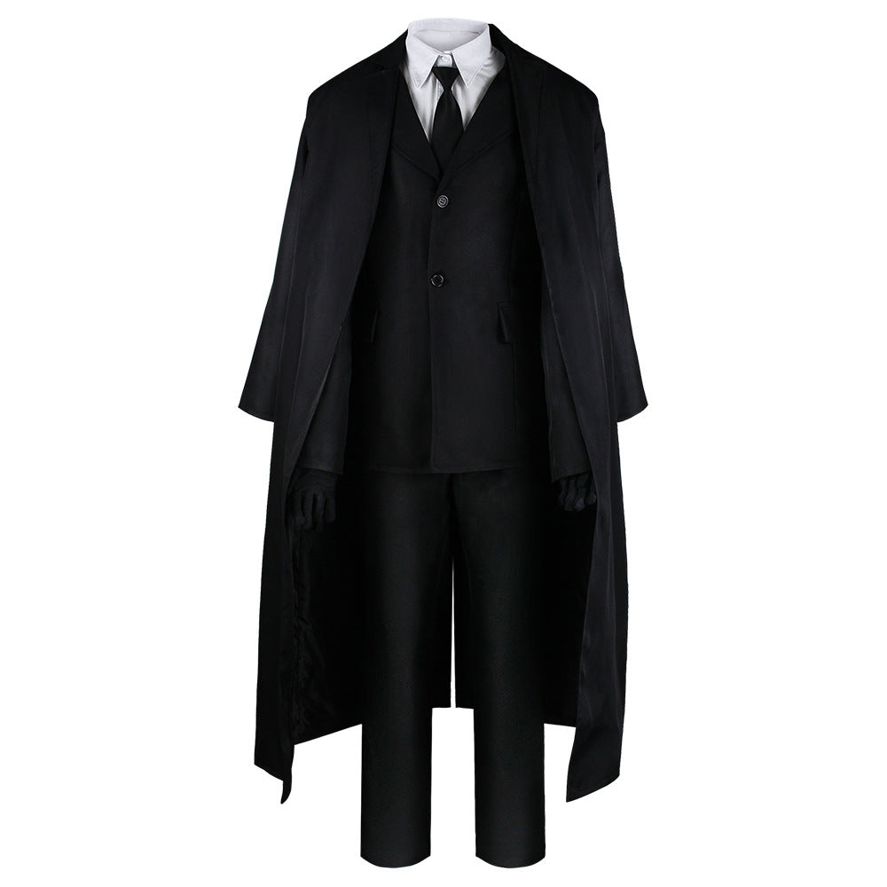 Dazai Cosplay Costume Black Trench Jacket Pants Gloves bandage Dazai Osamu Outfits Uniform Halloween Kostum For Anime Comic Con