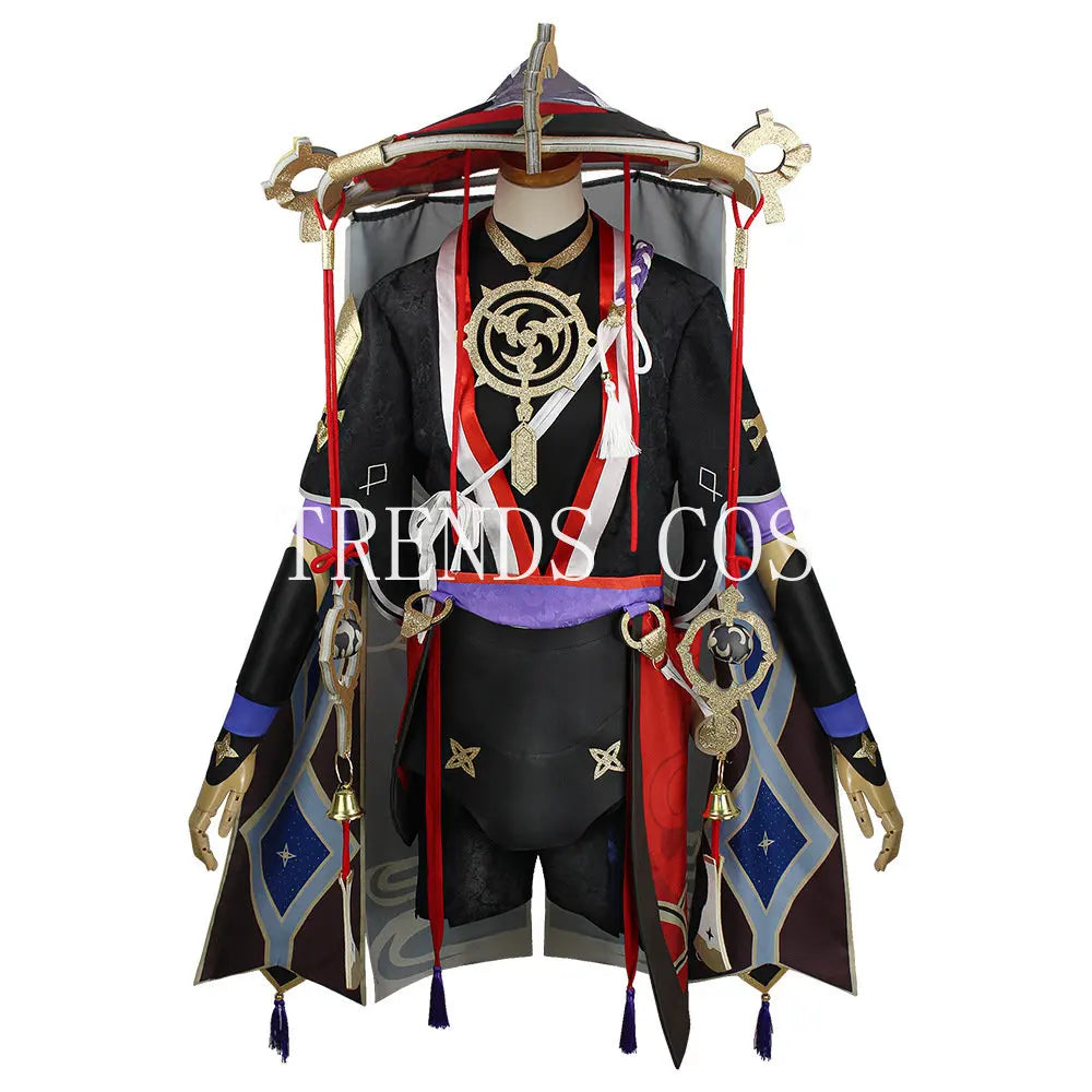 Scaramouche Cosplay Costume Balladeer Full Set Halloween Scaramouche Outfits for Comic Con