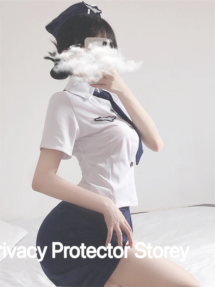 Hot Cosplay Nun Sister Costumes For Women Sleeveless Crotchless Dress Cos Maid Uniform Nightgowns Girl Role Play Erotic Costume