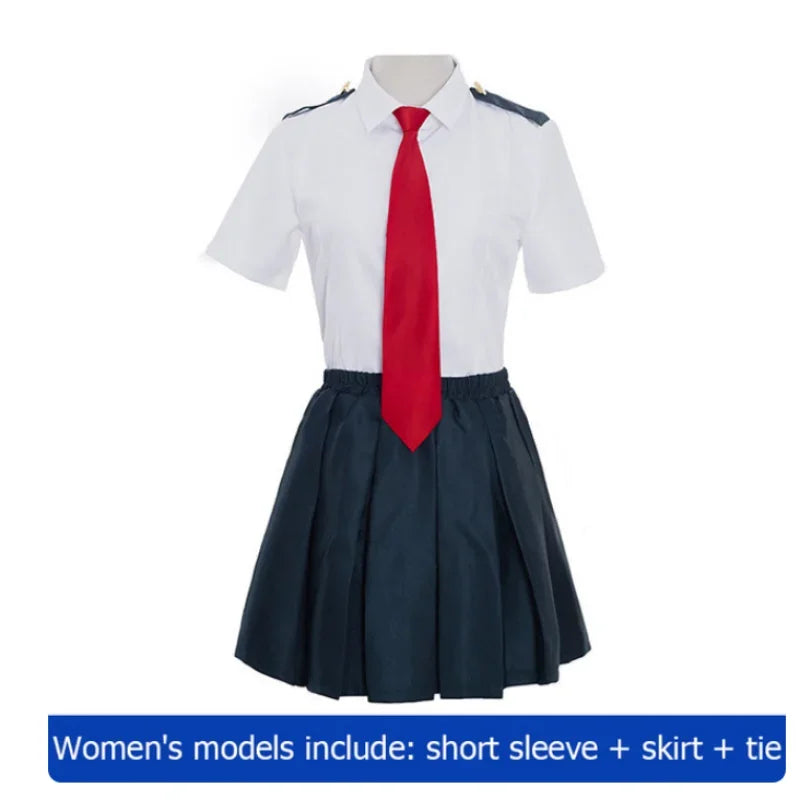 My Hero Academia Anime  Midoriya Izuku Cosplay Costume Todoroki Shoto School Uniform Set Wig Suit Unisex Halloween Role Play