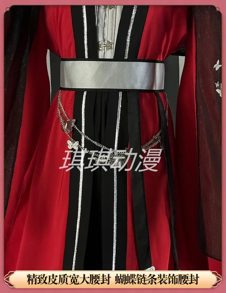 Tian Guan Ci Fu Huacheng Cosplay Costume Young Sanlang Costume Ghost King Hua Cheng Cosplay Set Ancient Huacheng Hanfu Dress