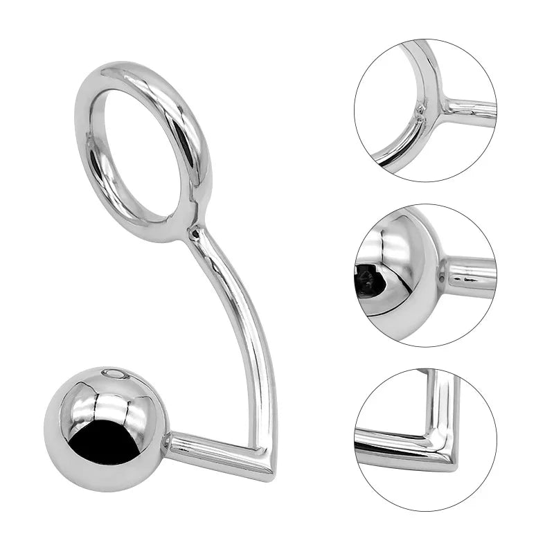 Metal Anal Hook Anal Plugs Posterior Toys Prostate Massager Male and Female Masturbators Anal Dilator Anal Stimulator Sex Toy 18