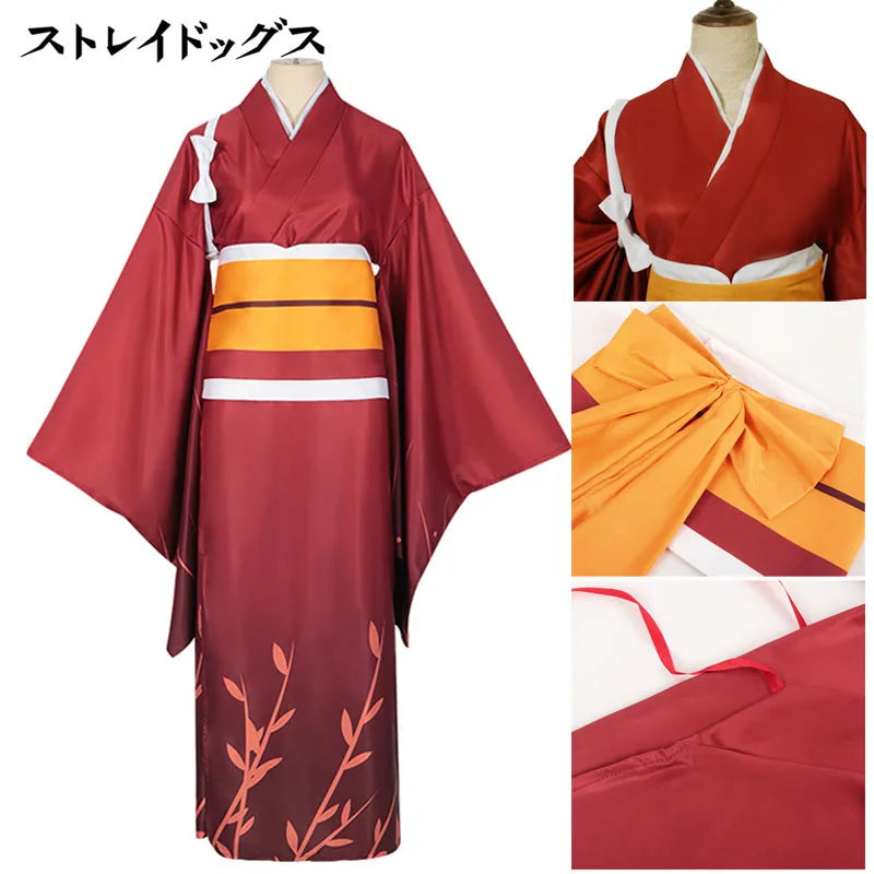 Izumi Kyouka Cosplay Costume Izumi Kyouka Kimono Anime Izumi Kyouka Full Set for  Halloween Party Outfit for Women Girls