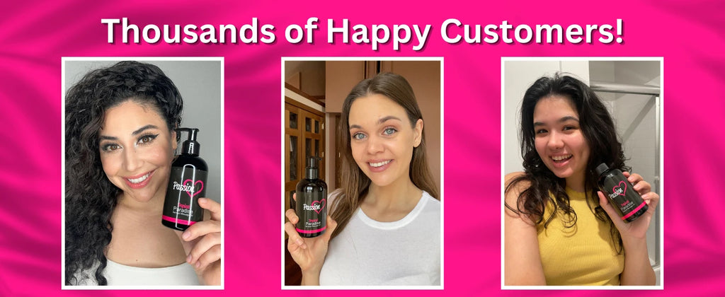 6.76 OZ Passion Sensual Jojoba Oil Natural Body Massage Oil for Couples Relaxing Perfect Glide & Smooth Skin, Tropical Paradise