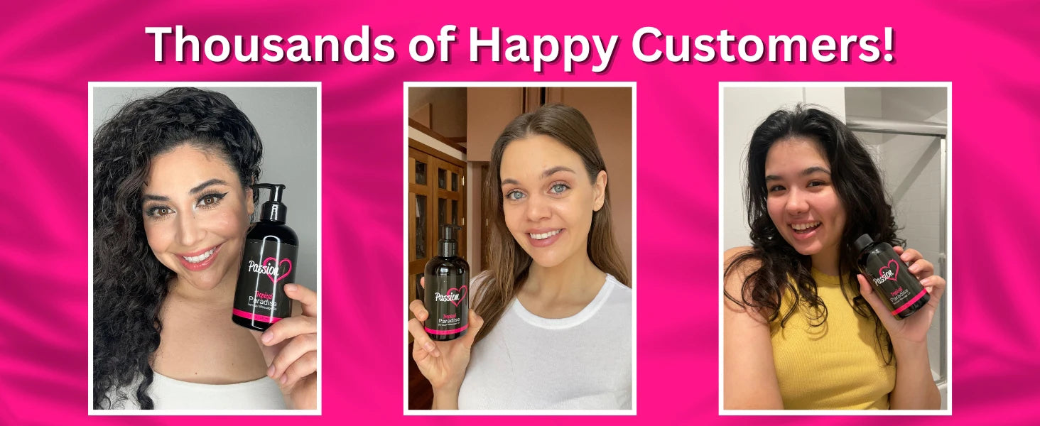 6.76 OZ Passion Sensual Jojoba Oil Natural Body Massage Oil for Couples Relaxing Perfect Glide & Smooth Skin, Tropical Paradise