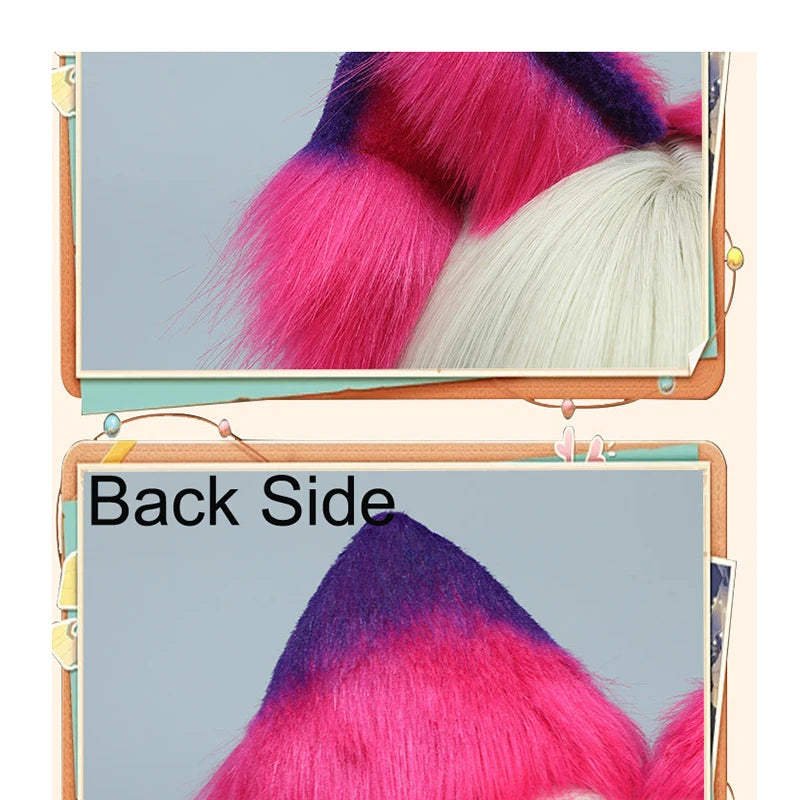 Cheshire Cat Cosplay Tail Headwear Set Party Props Animal Ear Halloween Carnival Club Pub Masquerade Costumes Women Headband