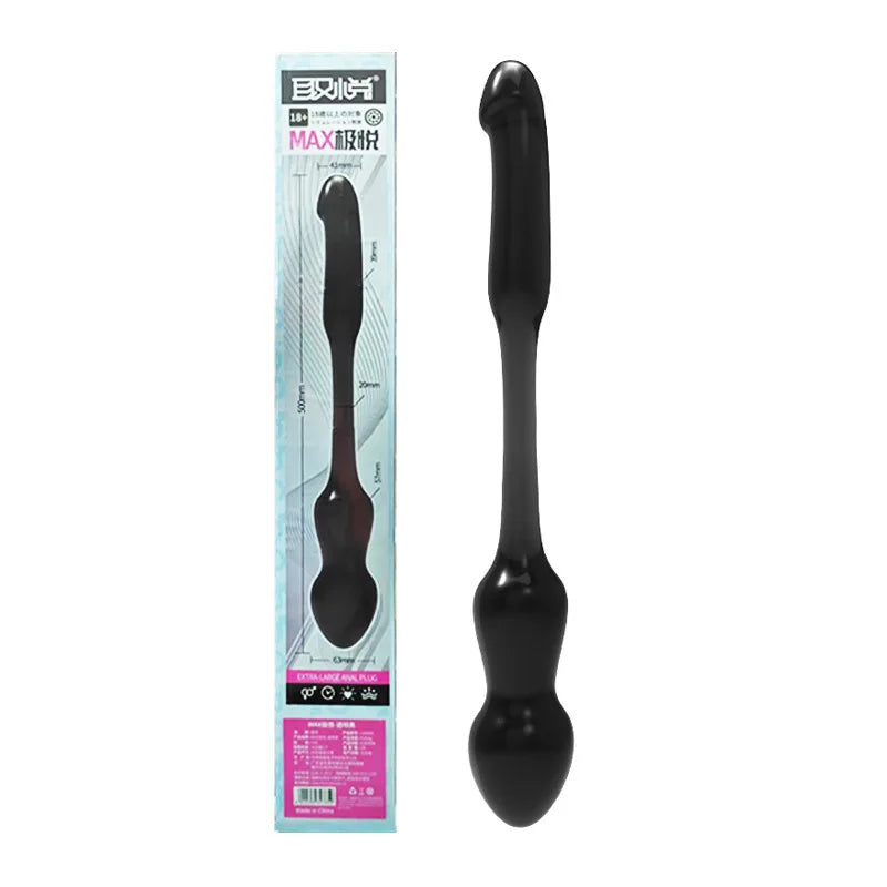 2 Big Sexy Plugs Funny Adult Giant Analplug Adult Large Butt Plug Toys Sex Toys Anal Sex Toys Long Anal Dildo for Women Men Huge