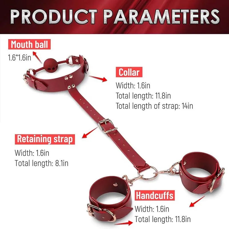 Adult Games Erotic Sex Toys For Woman Couples SM Fetish Slave BDSM Bondage Restraints Handcuffs Shackles Erotic Accessories