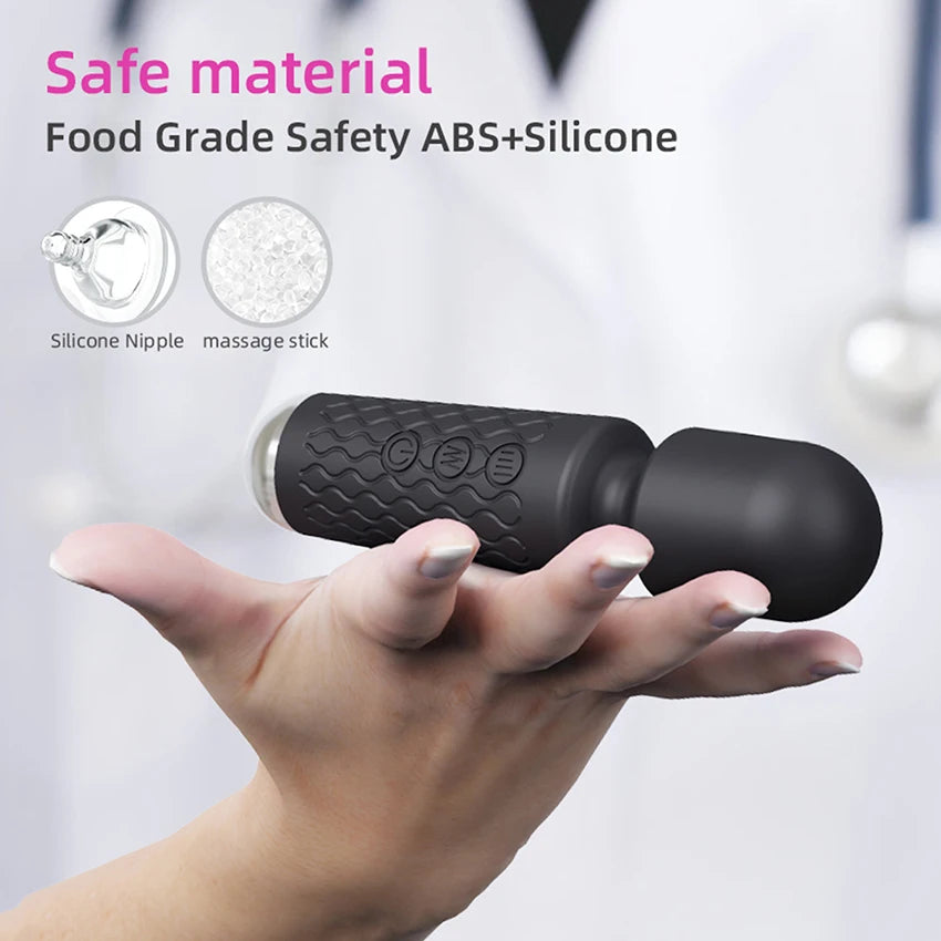 Powerful Dildos Vibrator Dual Motor Silicone Large Size Wand G-Spot Massager Sex Toy For Couple Clitoris Stimulator for Adults
