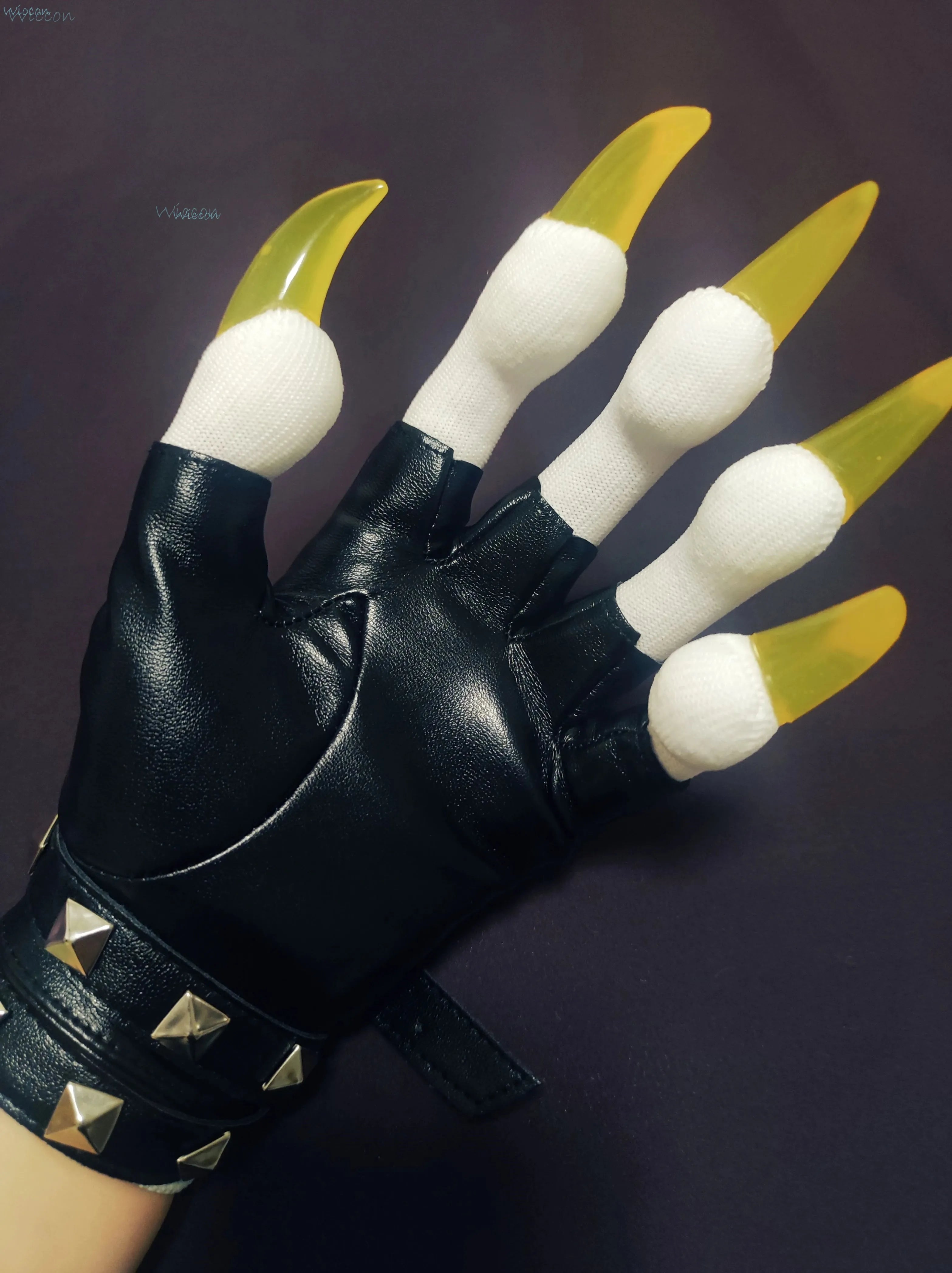 Furry Gloves Kig Fursuit Paws Kigurumi Cosplay Plush Gloves& Handwear Summer Gloves Claw Black White Multicolor Claw Furry Suit