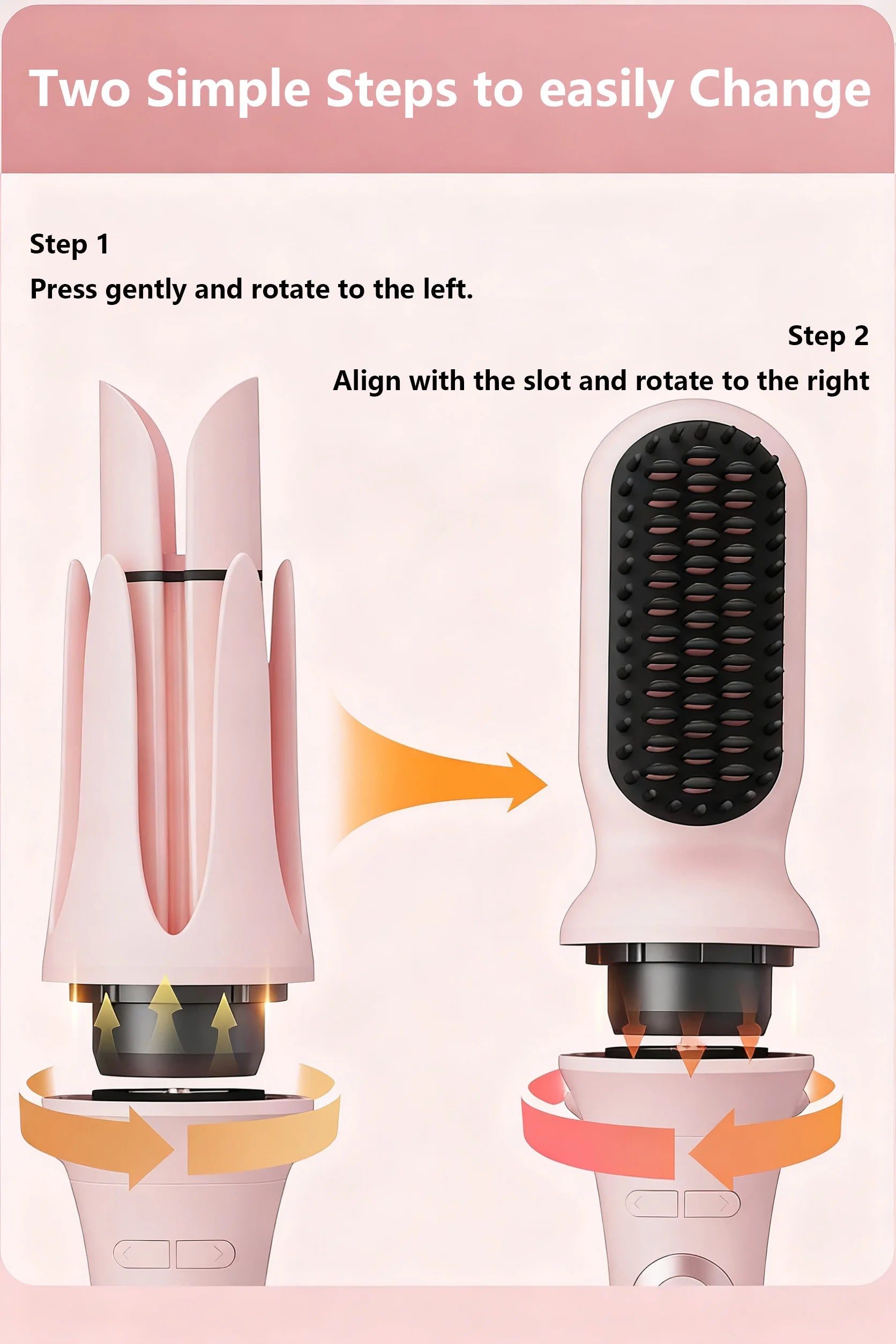 Automatic curling iron, 26-40mm curling styling set, suitable for all hair types, negative ion hair care curling tool,72h Hold