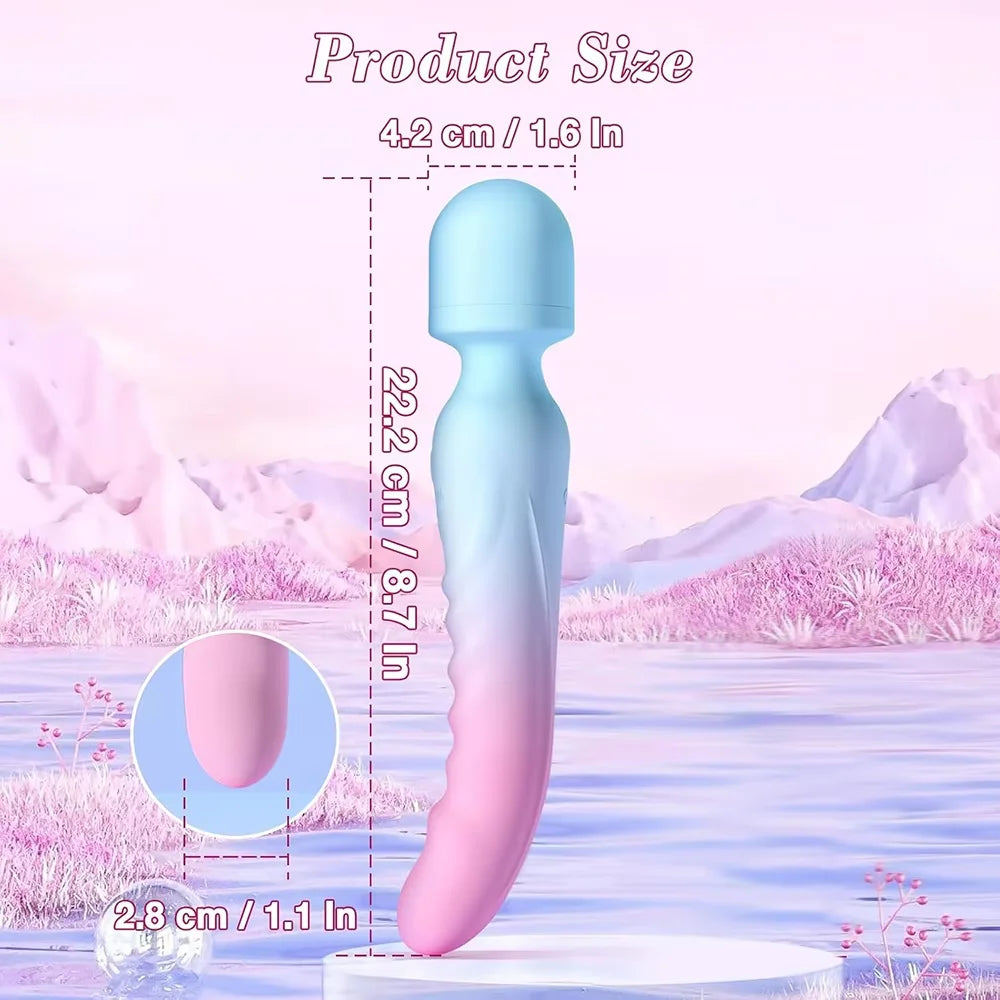 3 IN 1 Mode Dildos Vibrator AV Sex Machine Magic Wand Clitoris G Spot Stimulator Female Vagina Massager Woman Adults Sex Toy 18+