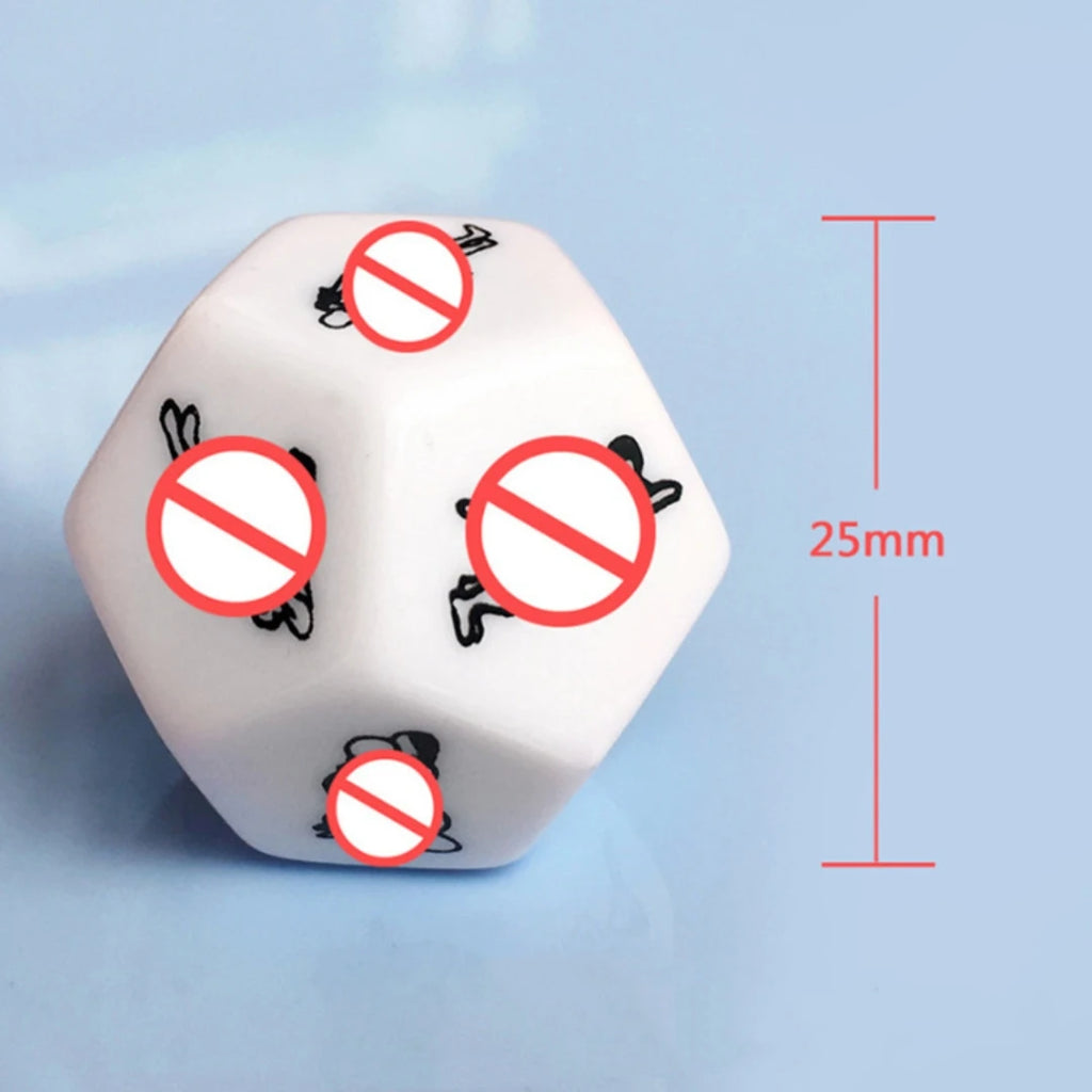 12 Sides Sex Toys for Couples Funny Sex Dice Adult Game Erotic Love Sexy Posture Foreplay Lovers Game Toy Romantic Party Items