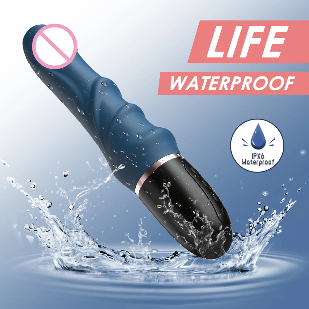 Powerful Big Dildo Vibrator for Women G-spot Clitoral Stimulator 10 Modes Vaginal Massager Female Masturbator Sex Toy for Aldult