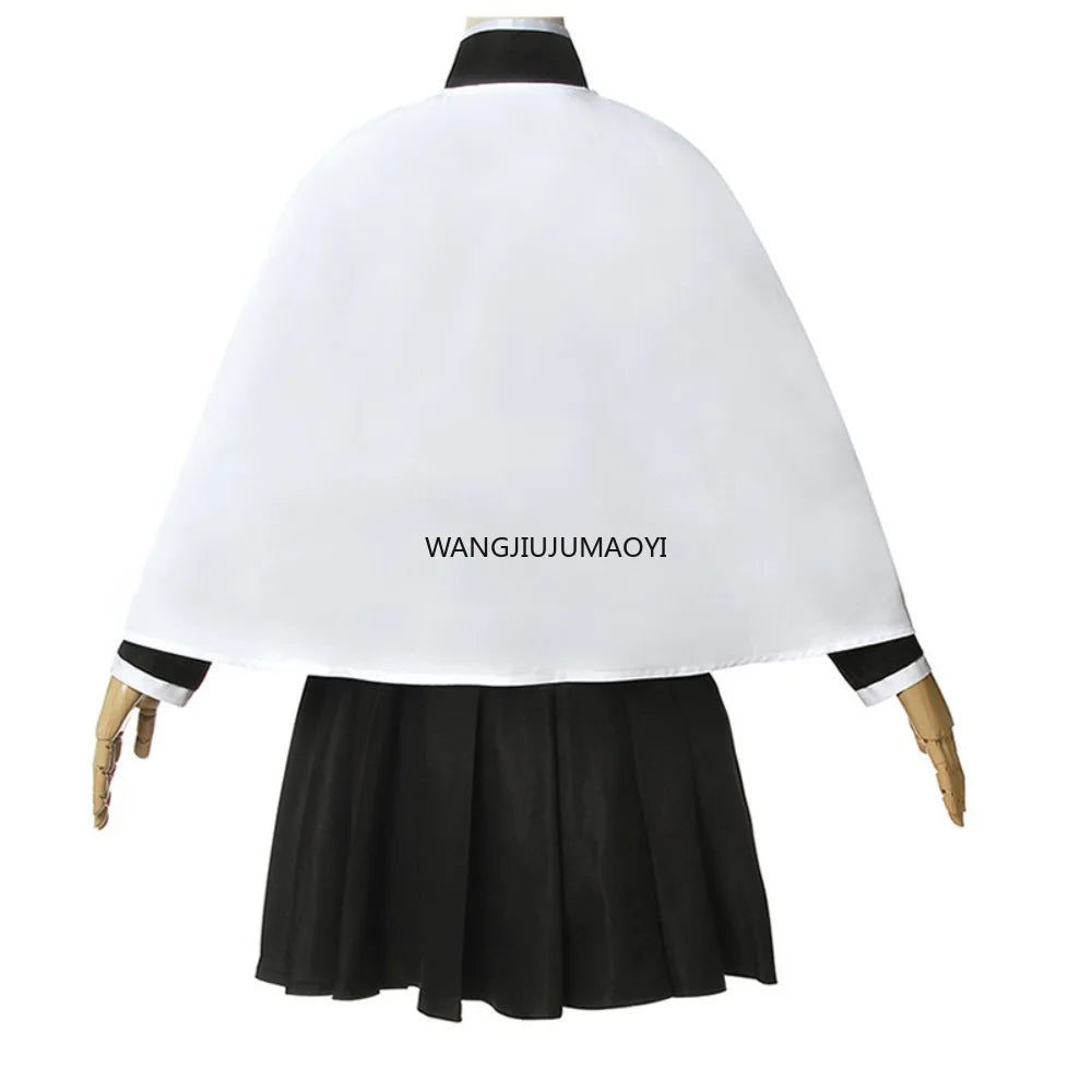Tsuyuri Kanao Cosplay Costume Adult Anime Uniform Women Kimono Haori Wig Halloween Clothes