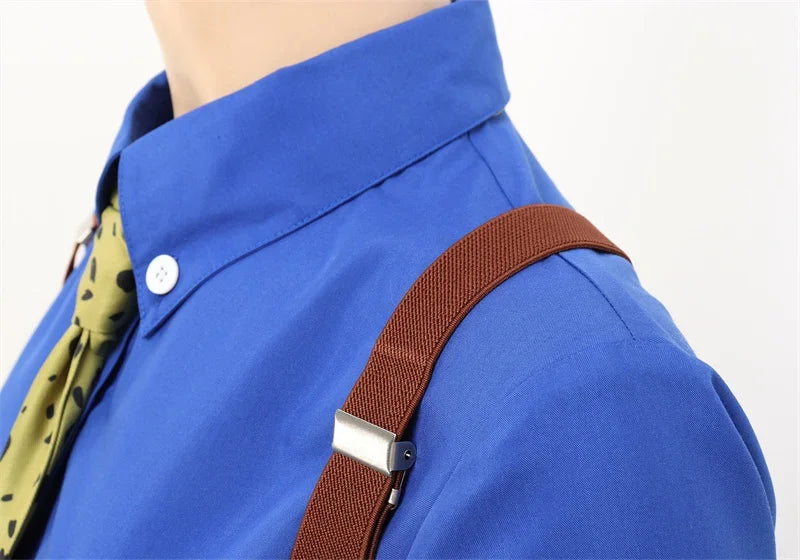 WENAM-Costume Cosplay Nanami Kento pour Femme, Chemise, Jupe Slim Fit, Lunettes à Bretelles, Costume JJK