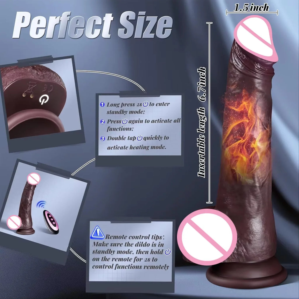 Erotic Dildo Telescopic Vibrator Adult Sex Toys Vagina Penetration Realistic Large Penis Anal Plug With Female Sex Toys Big dick