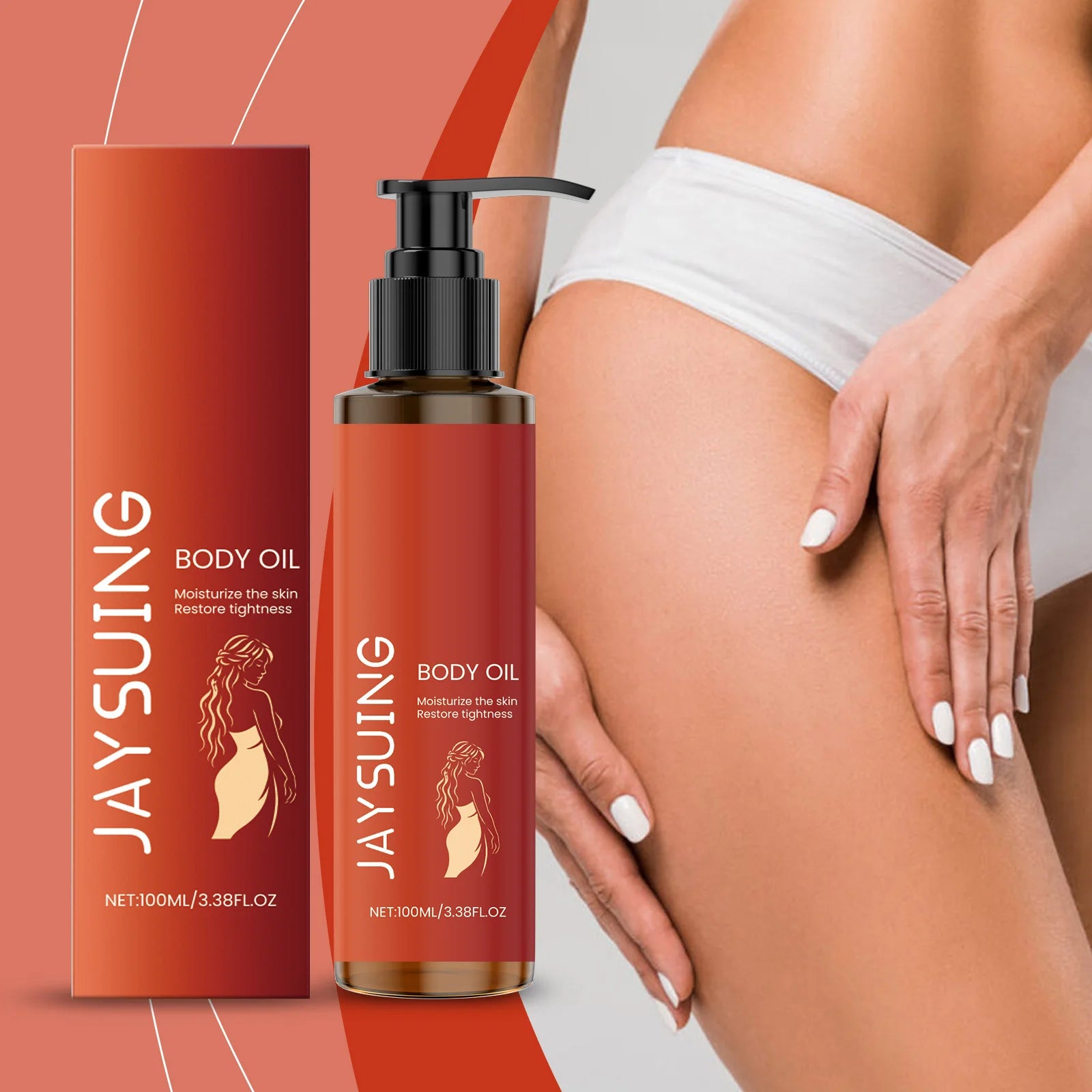 Body Firming Massage Oil Deeply Moisturizing Dry Skin Tightening Chest Thighs Smoothing Body Massage Oil Daily Skin Care