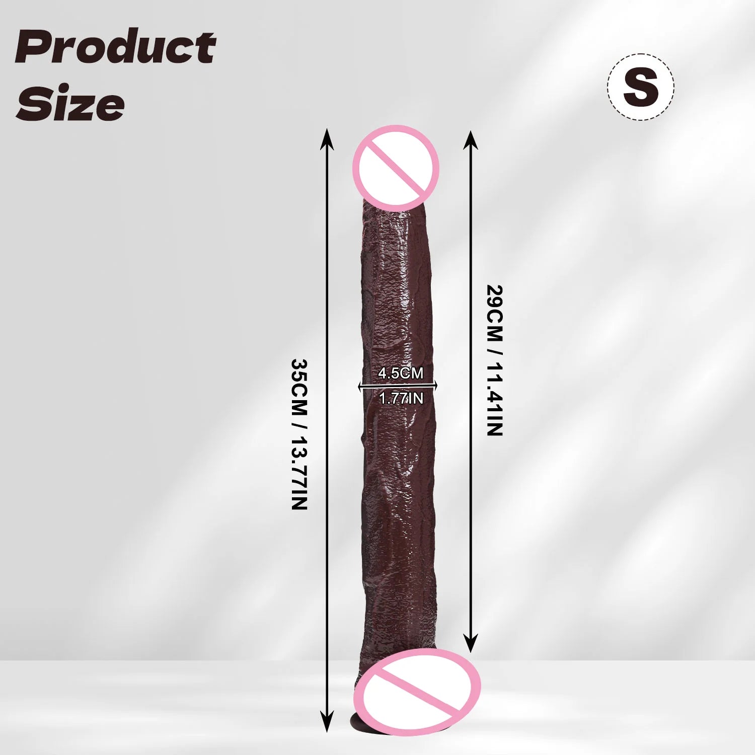 Big Black Dildo Anal Giant Penis Sex Toys for Women and Men 16.5 inch Thick Huge G Spot Dildos Realistic Dildo with Suction Cup