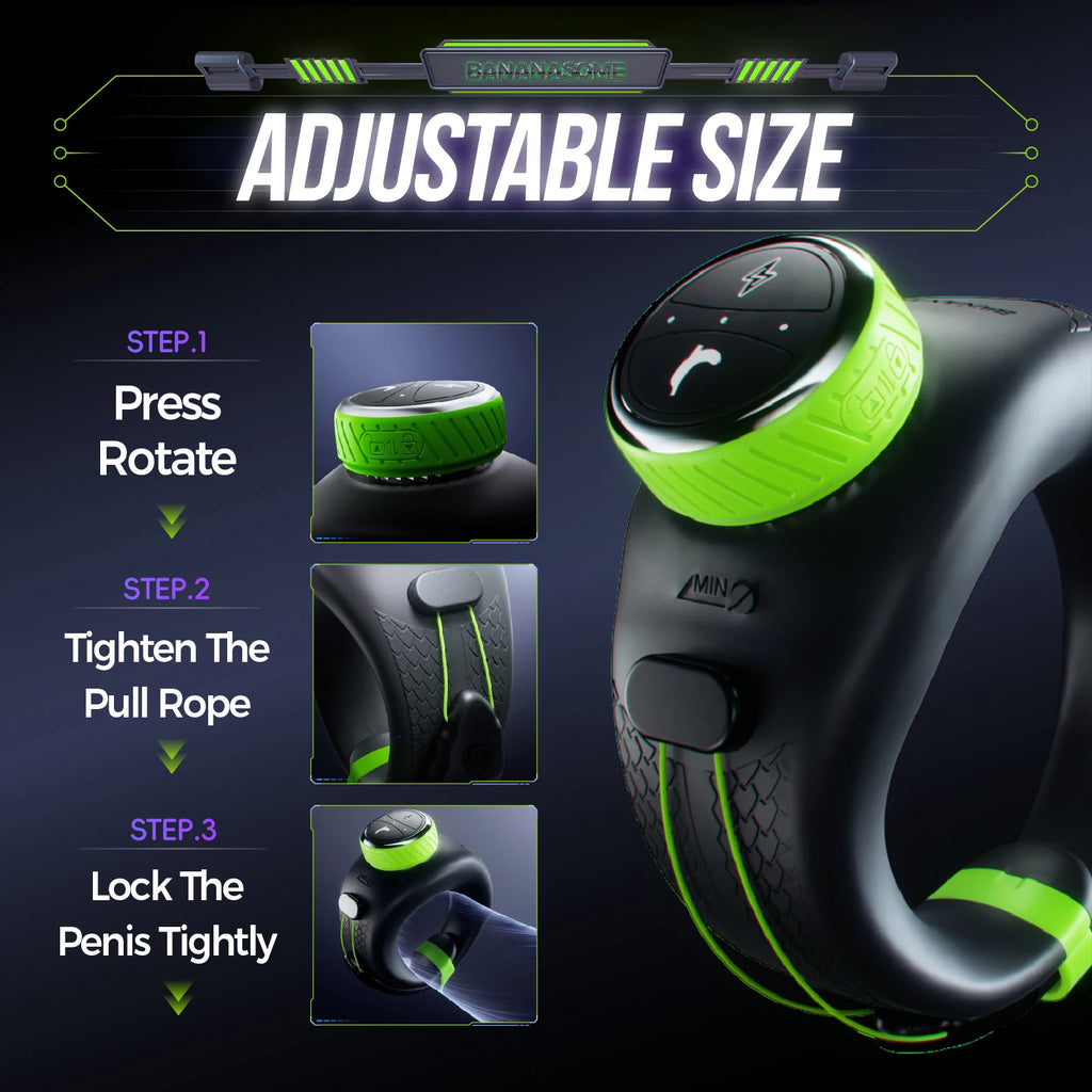 Black Electric Shock Cock Ring Sex Toys for Men Penis Ring Vibrator Clitoral Stimulator Couples Adult Toy Foreplay Tool