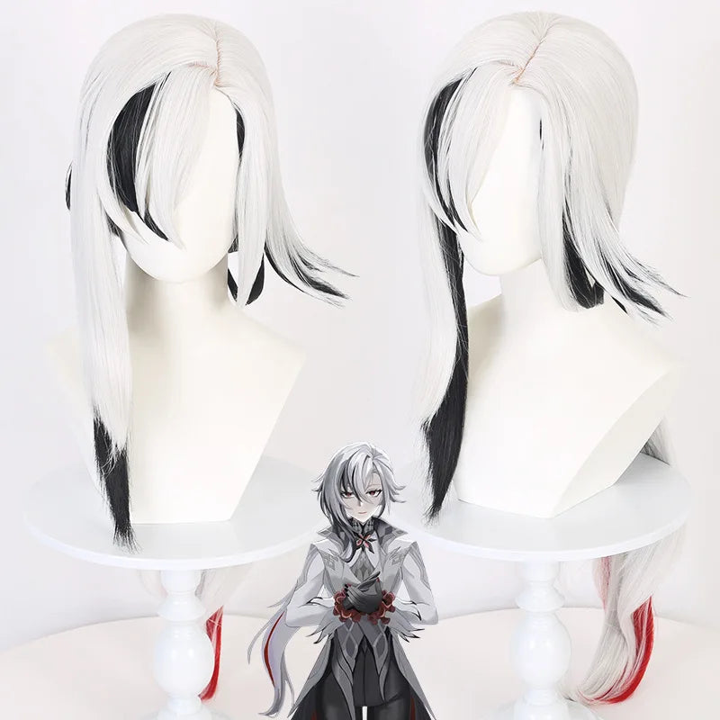 Arlecchino The Knave Cosplay Costume Genshin Impact  Fatui Harbinger Wig Set Servant Snezhnaya Halloween Costumes For Women