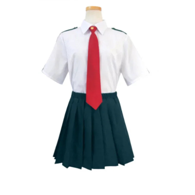 My Hero Academia Anime  Midoriya Izuku Cosplay Costume Todoroki Shoto School Uniform Set Wig Suit Unisex Halloween Role Play