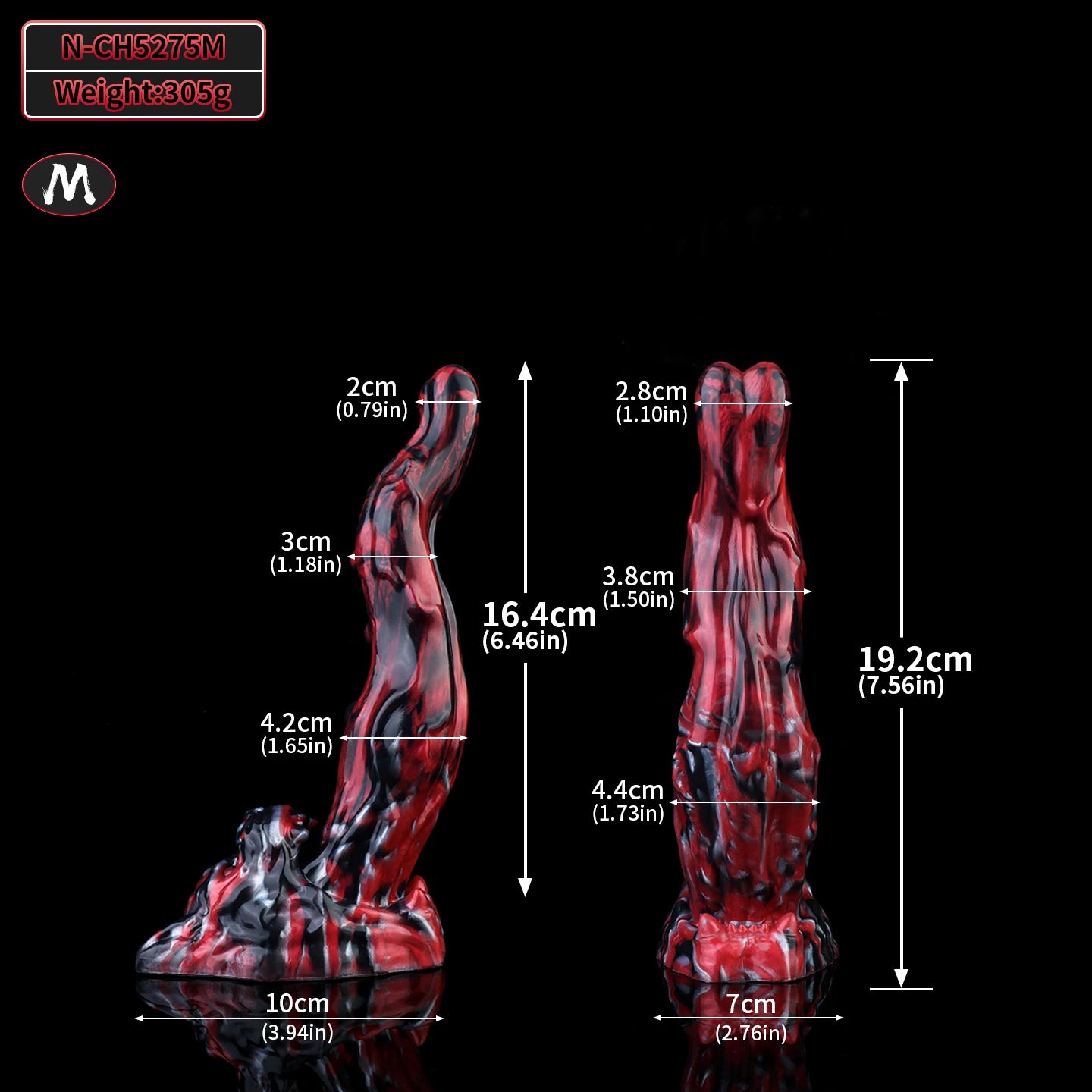 SHAZ Giant Monster Dildo Tongue Anal Plug Thick Penis With Sucker Silicone Buttplug Sex Toys Masturbator For Women Men Adult 18+