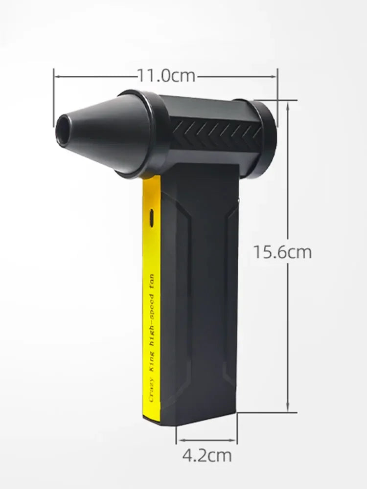800000 RPM Brushless 10000mAh Motor Electric Turbo Jet Fan High-Speed Turbo Violent Fan Rechargeable Powerful Dust Blower