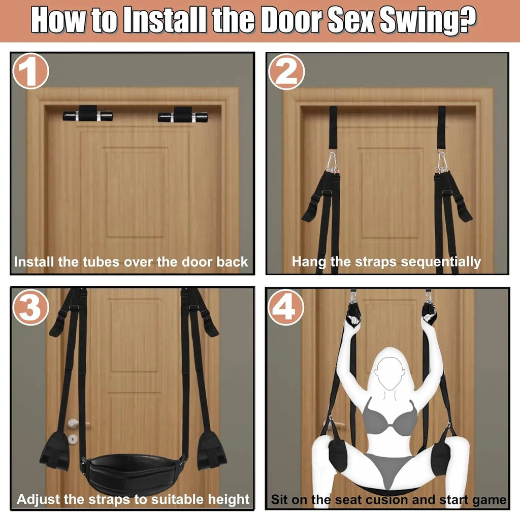 BDSM Bondage Soft Nylon Sex Swing For Woman Men Bondage Restraint Toy Couples Sex Toys