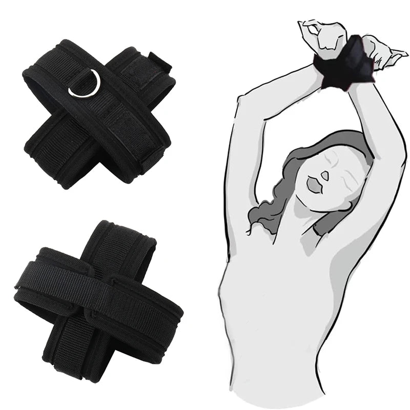 Adult Products Couple Erotic Bondage Belt Sexual Lingerie Sex Toy Soft Handcuffs Slave Straps Supplies Sext Toys For Men/Women