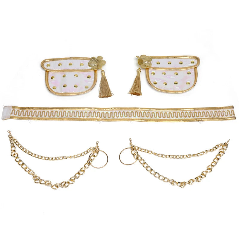 Kpop Demon Hunter Costume Rumi Halloween Cosplay Hot Girls Show Costume Black Shiny Set Halloween Girls Anime  clothing