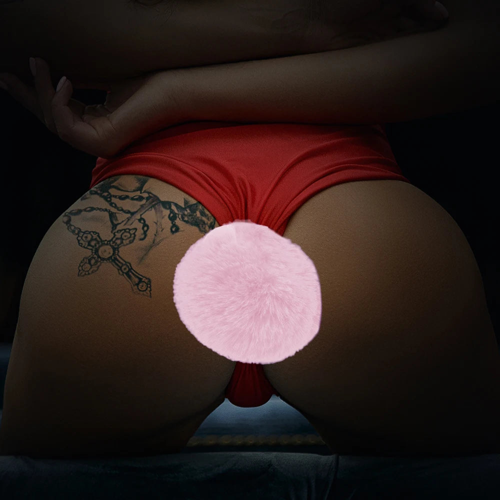 Anal Plug Sexy Fox Tail Vaginal Plug  Anal Vibrator Dildo Masturbation Men Prostate Massager Female Masturbator Anal Masturbatin