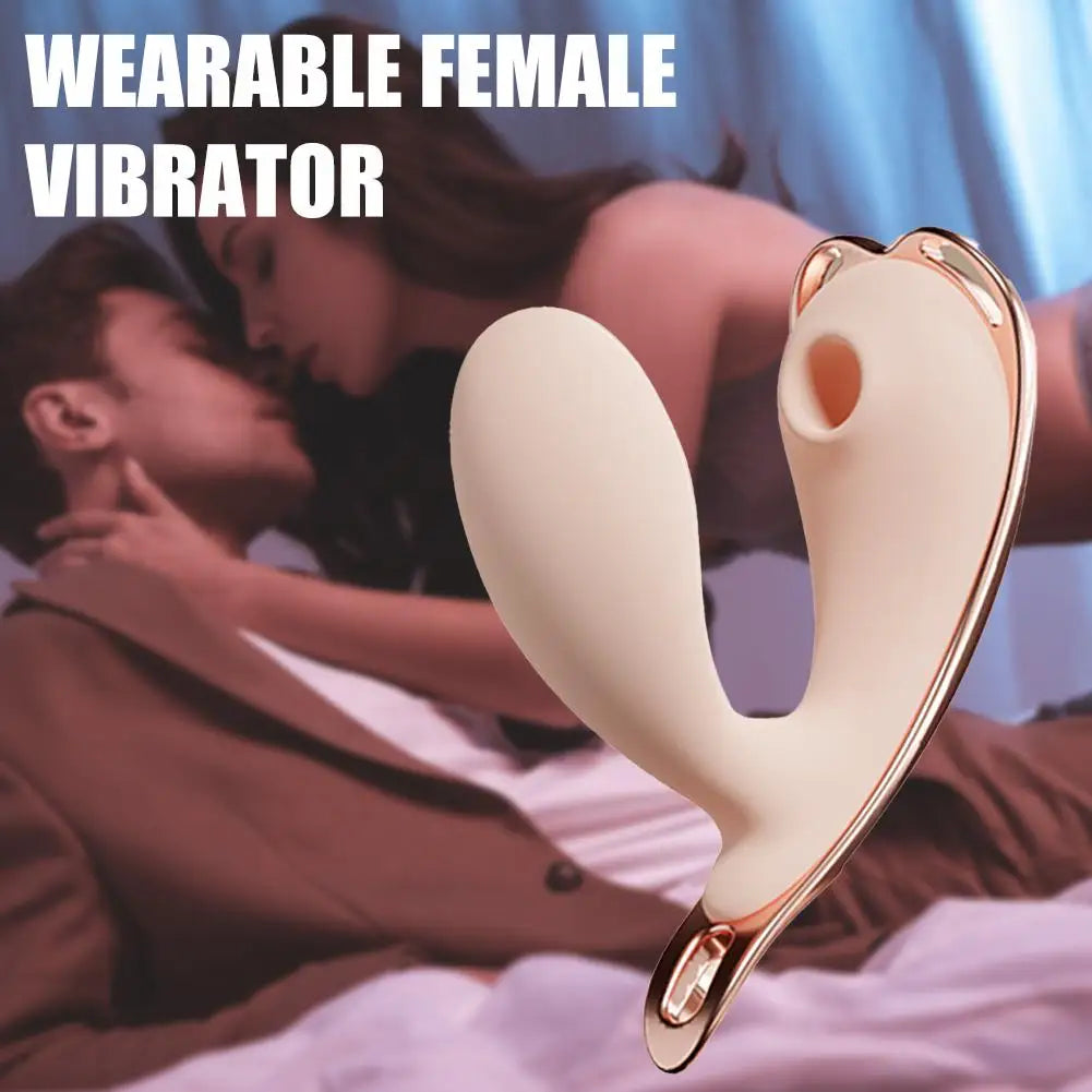 Sucking vibration 2-in-1 vibrator 10-speed oral sex 10-speed vibration clitoris stimulation vaginal massage female sex toy