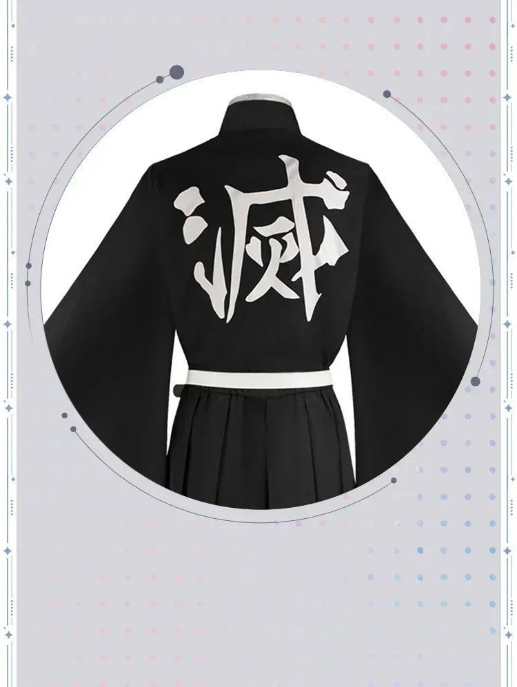Aime Tokitou Muichirou Cosplay Costume Demon Slayer Cosplay Kimetsu No Yaiba Kisatsutai Uniform Wig Halloween Costume for Woman