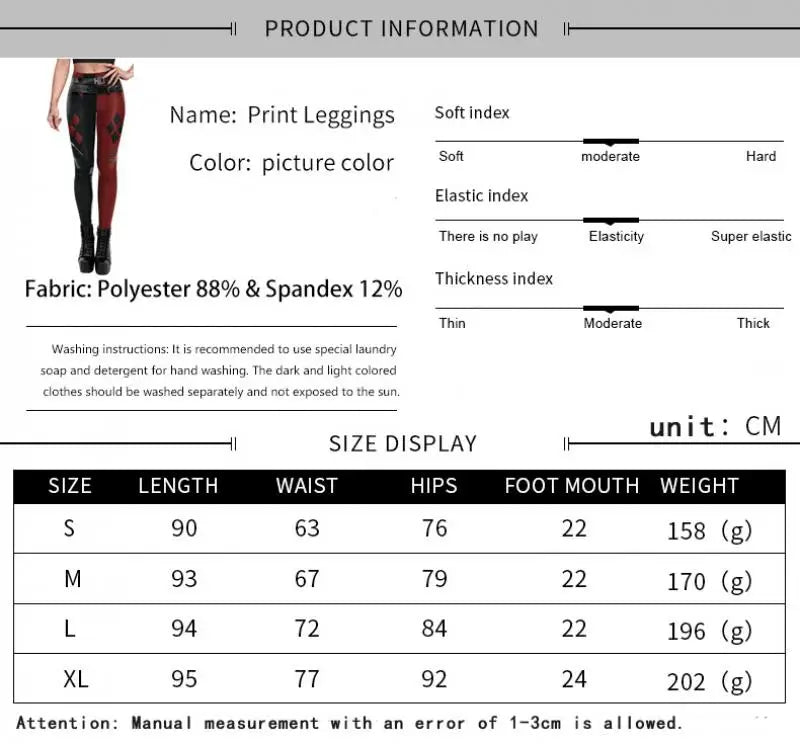 [You're My Secret] Clown Women Cosplay Costume Halloween Dress Up Matching Set Carnival Party Dress Leggings Cool Bodysuit