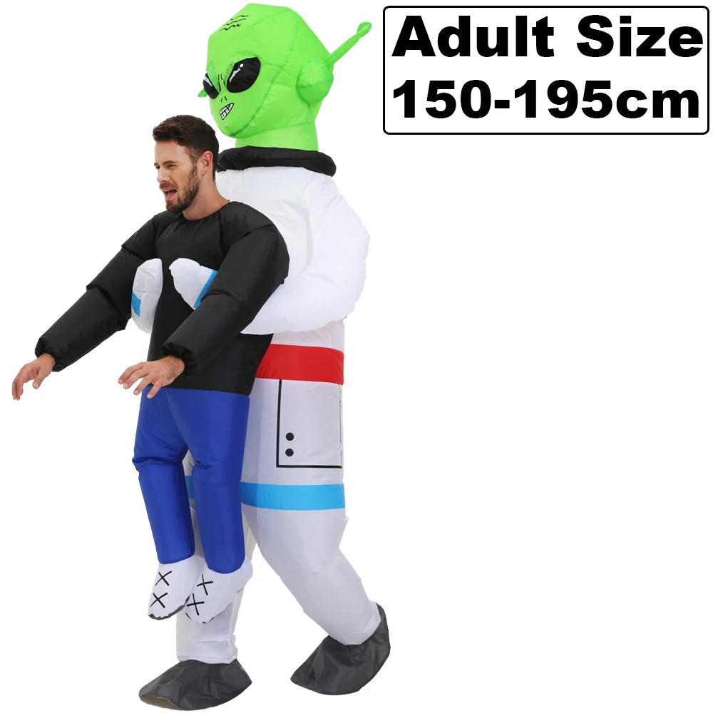 New Alien Inflatable Costume Anime Suits Dress Mascot Purim Halloween Christmas Party Cosplay Costumes for Kids Adult