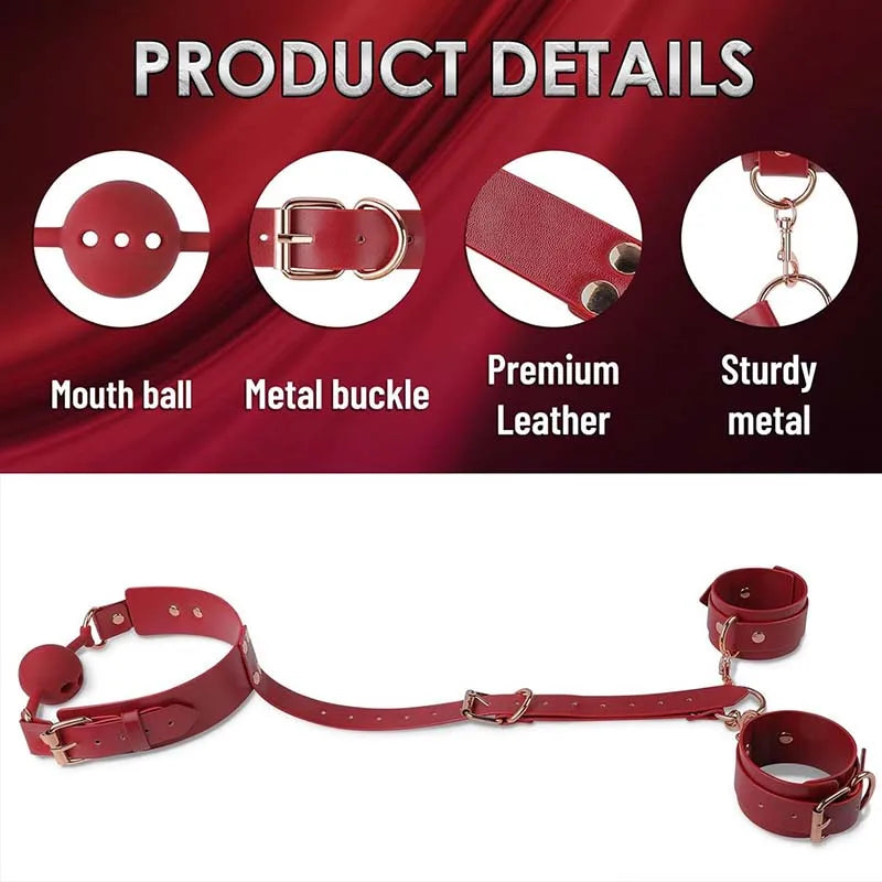 Adult Games Erotic Sex Toys For Woman Couples SM Fetish Slave BDSM Bondage Restraints Handcuffs Shackles Erotic Accessories