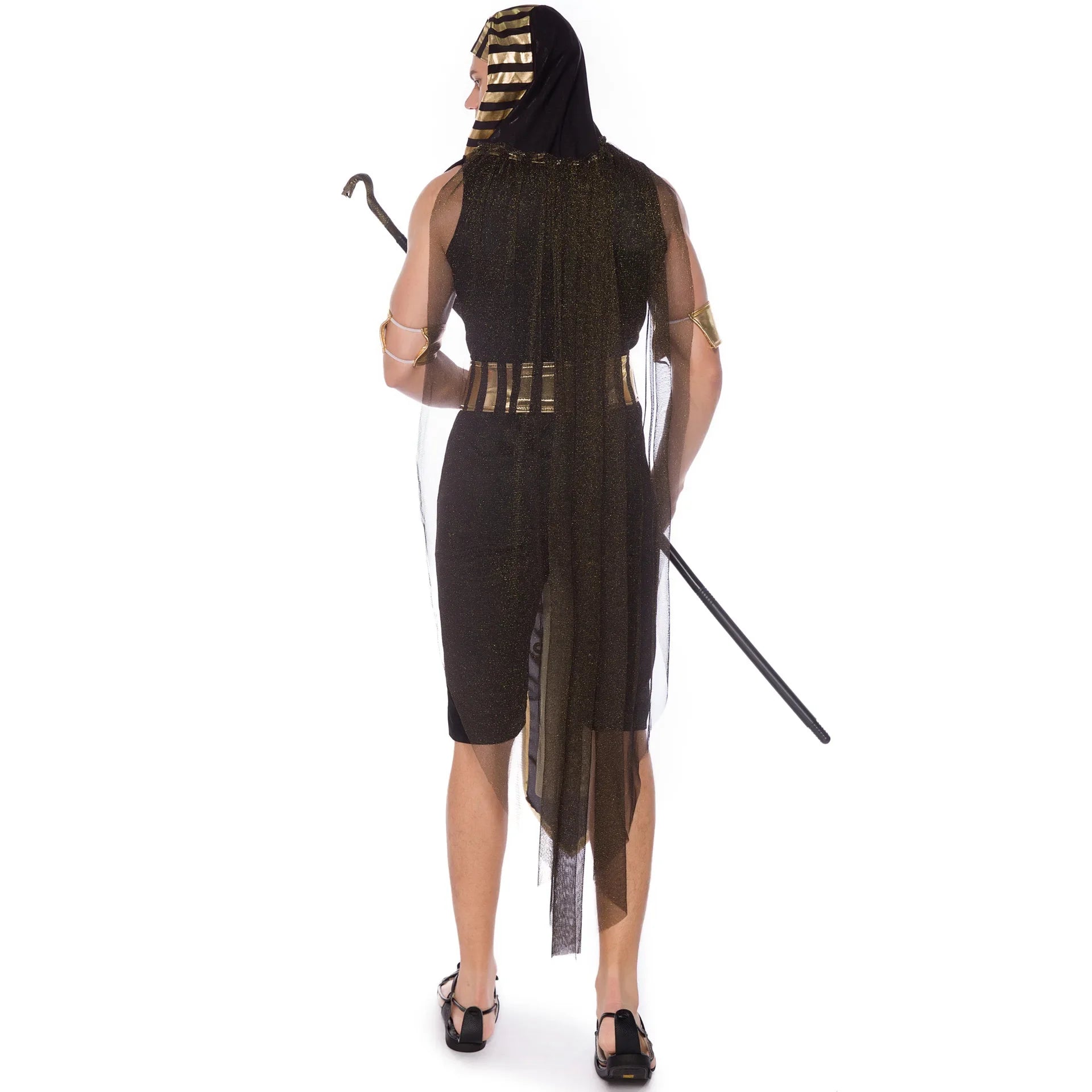 Adult Ancient Egyptian King Pharaoh Costume Egypt Cleopatra Costumes Cosplay Halloween Fancy Dress Historical Theme Party