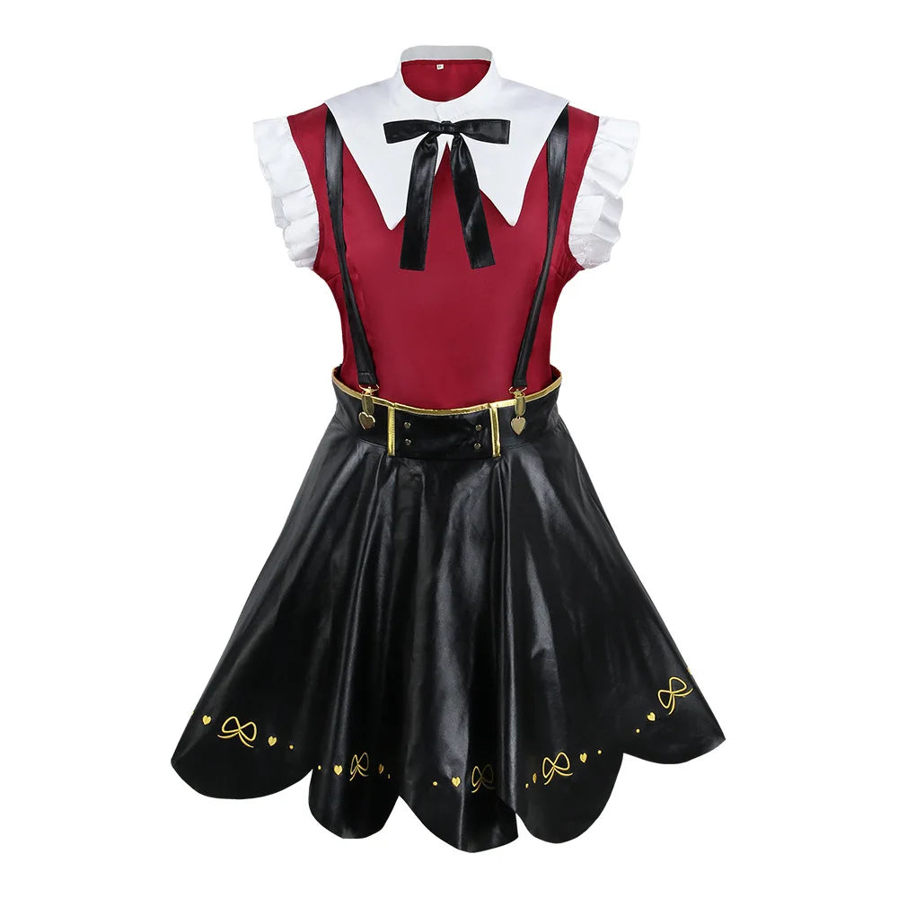 Game NEEDY GIRL OVERDOSE KAngel Cosplay Costume Full Set of Clothing Sailor Suit Jk Uniform Laser Color Skirts