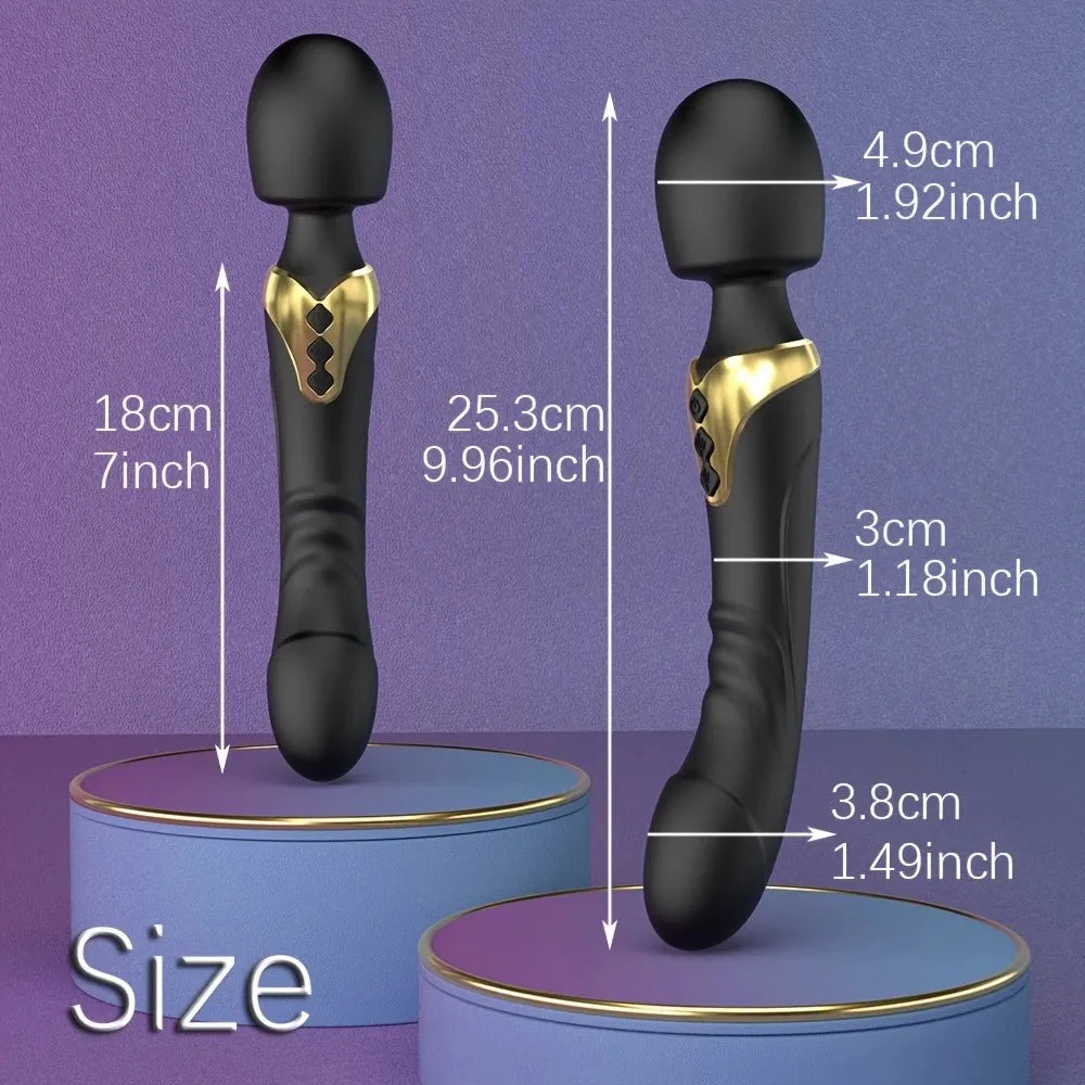 Powerful AV vibrator, dildo, female wand, 10 modes, clitoral stimulator, g -spot， Vaginal massage, adult sex toys