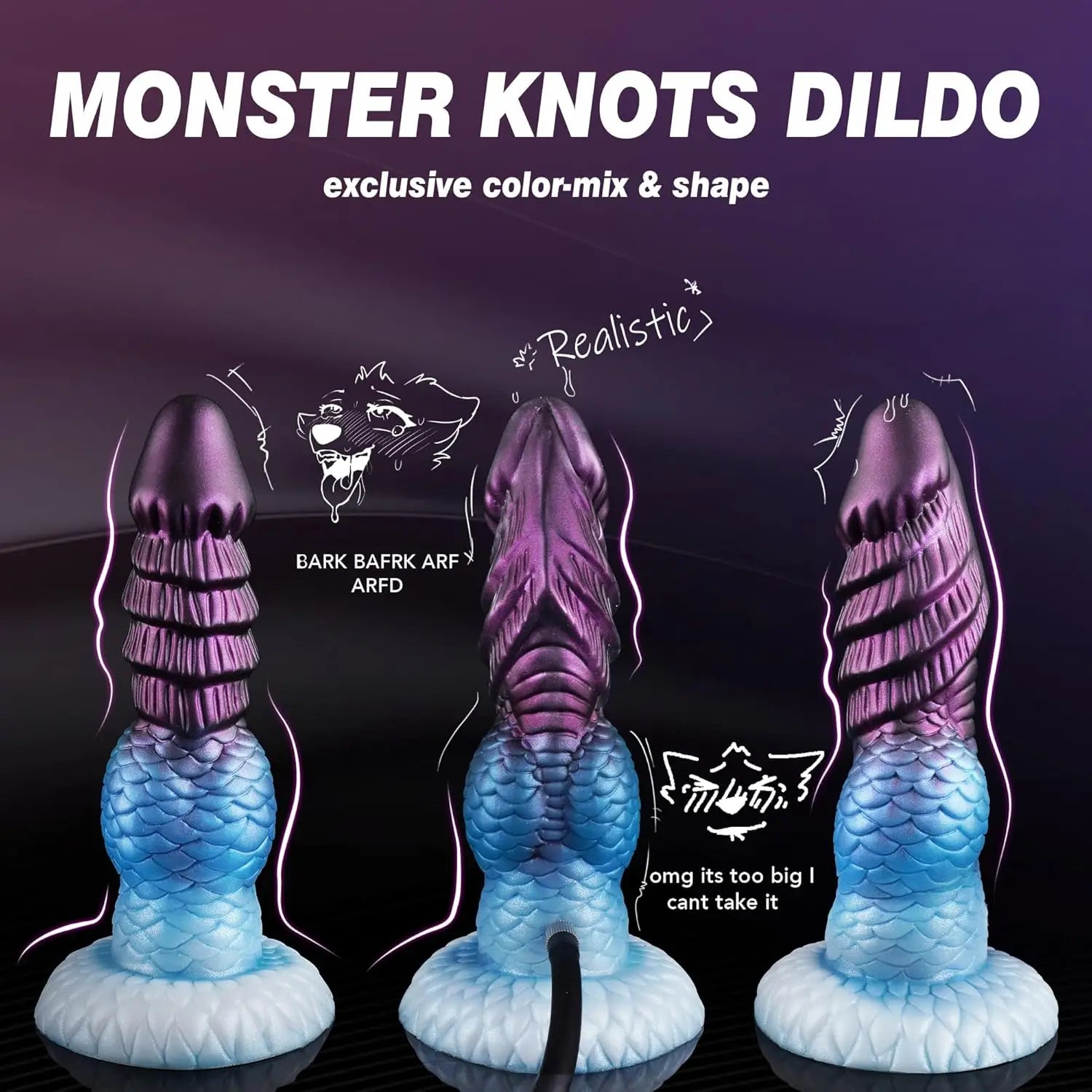 New Inflatable Animal Dildo - P Spot Stimulator Wearable Anal Plug Soft Fake Penis Buttplug Sex Toys For Women Men 18+