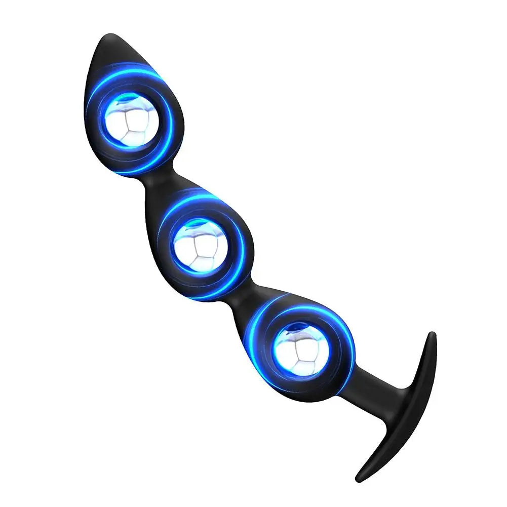 Wearable Anal Plugs Steel Balls Anal Beads Butt Plug Fake Dildo Analplug Buttplug Butplug Adult Sex Toy For Male Female