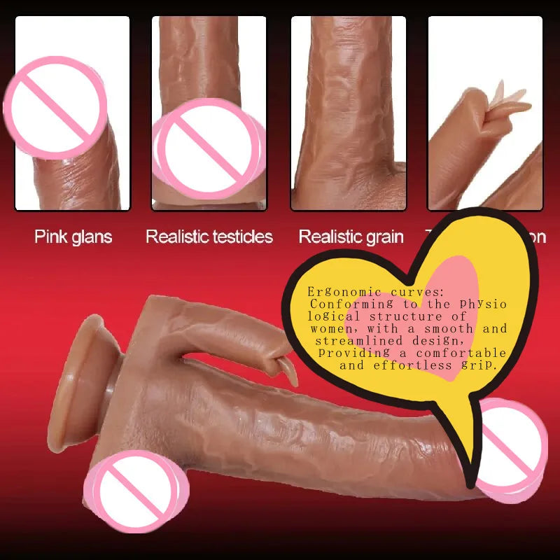 Realistic Dildo Vibrator Penis Telescopic Massager vibrating female Remote Control Masturbation Big Dick Anal Adult Sex Toys