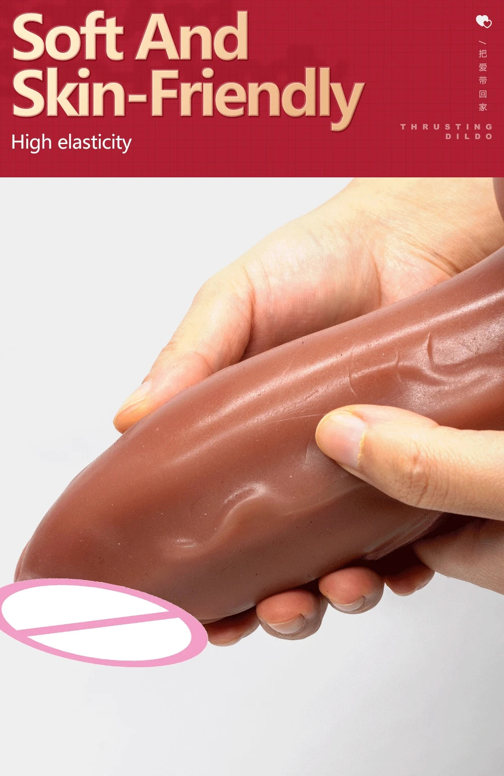 Vibrator Big Penis Dildos Telescopic Heating Thrusting Strap on Dildos Big Dick Vibrators for Women Lesbian Sex Toys