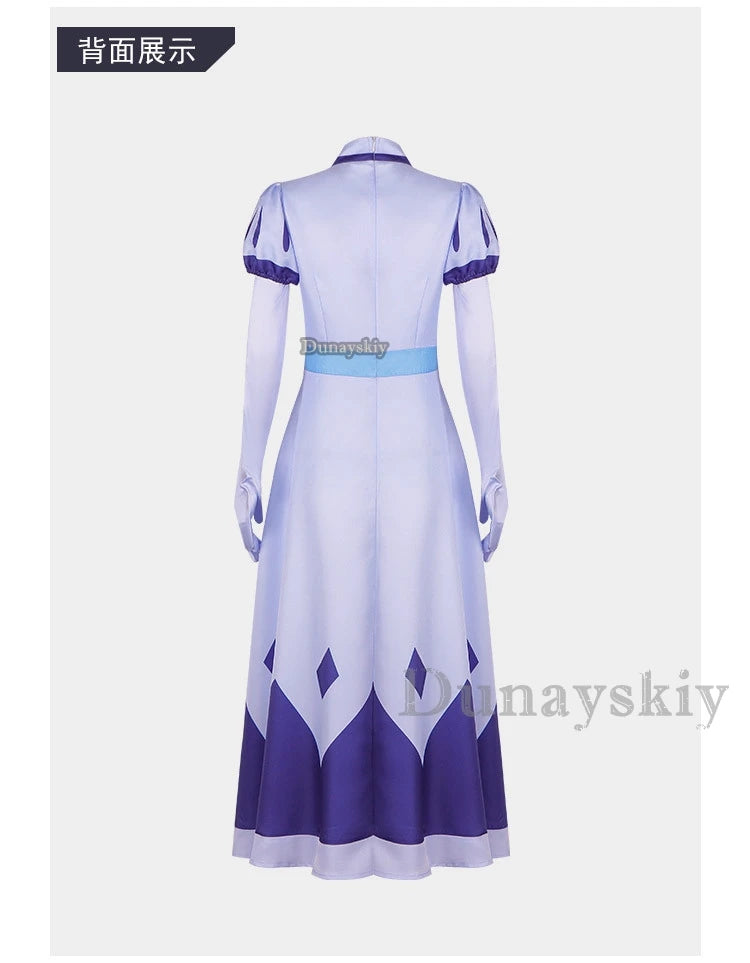 Angel Emily Cosplay Costume Halo Cosplay Women Fancy Dress Hazzbin Outfit Halloween Uniform Hasbin Seraphim Wings Suit